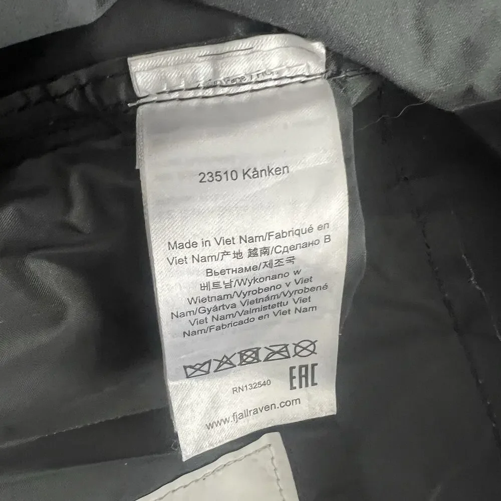 Fjallraven Kanken Backpack Super Grey 23510 Sweden Outdoor Travel Utility Pack